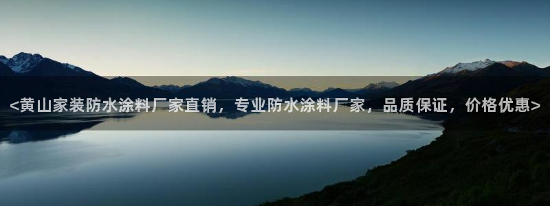 和记官网：<黄山家装防水涂料厂家直销，专业防水涂料厂家，品质保证，价格优惠>