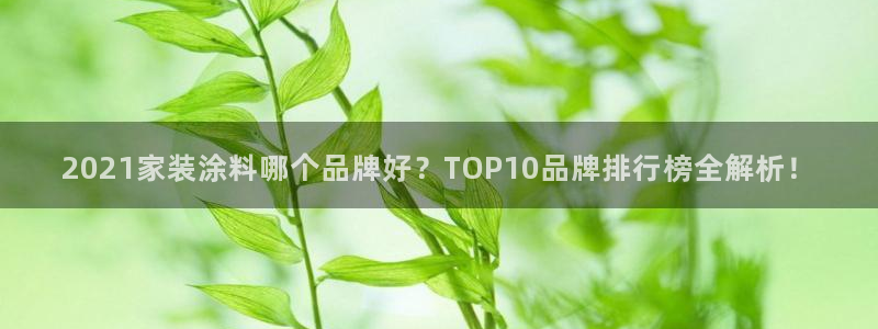 和记ag旗舰厅：2021家装涂料哪个品牌好？TOP10品牌排行榜全解析！