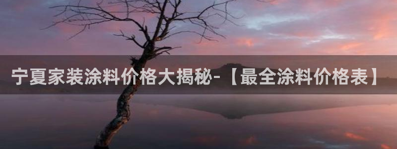 和记广告女主角：宁夏家装涂料价格大揭秘-【最全涂料价格表】