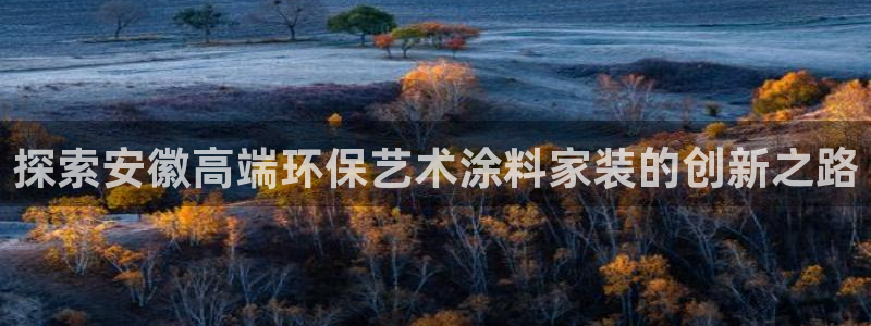 和记 官网：探索安徽高端环保艺术涂料家装的创新之路