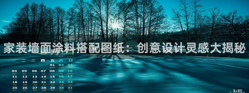 和记(福建)商贸有限公司：家装墙面涂料搭配图纸：创意设计灵感大揭秘