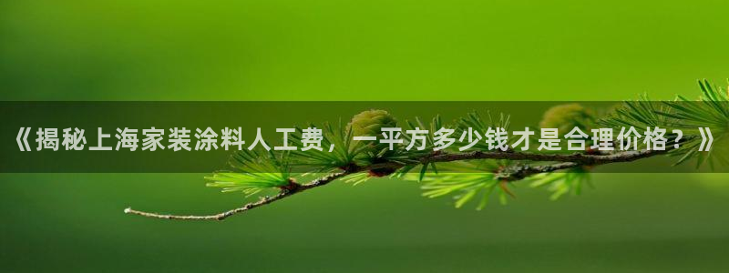 和记(福建)商贸有限公司招聘：《揭秘上海家装涂料人工费，一平方多少钱才是合理价格？》