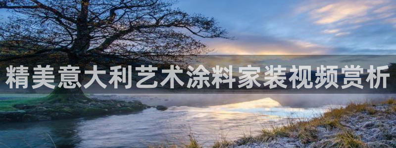 和记国际听：精美意大利艺术涂料家装视频赏析