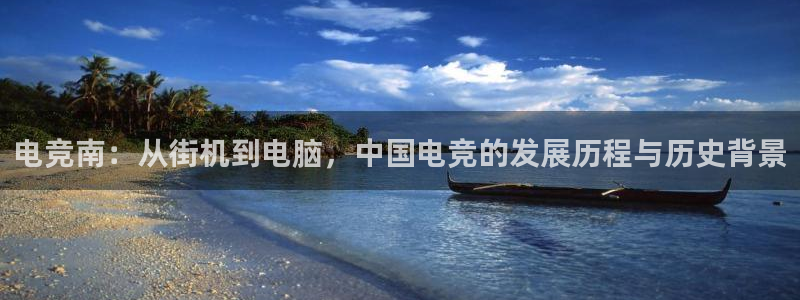 南宫电竞官网：电竞南：从街机到电脑，中国电竞的发展历程与历史背景