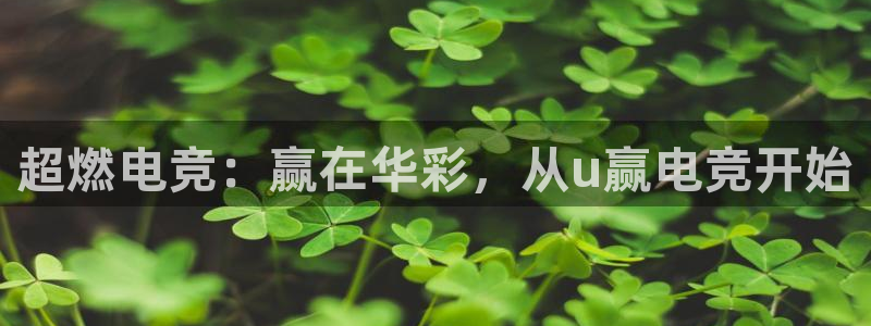 南宫电竞网：超燃电竞：赢在华彩，从u赢电竞开始