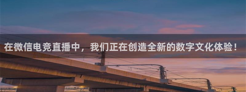 南宫电竞注册：在微信电竞直播中，我们正在创造全新的数字文化体验！